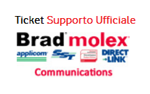 BRAD MOLEX Ticket Supporto Ufficiale